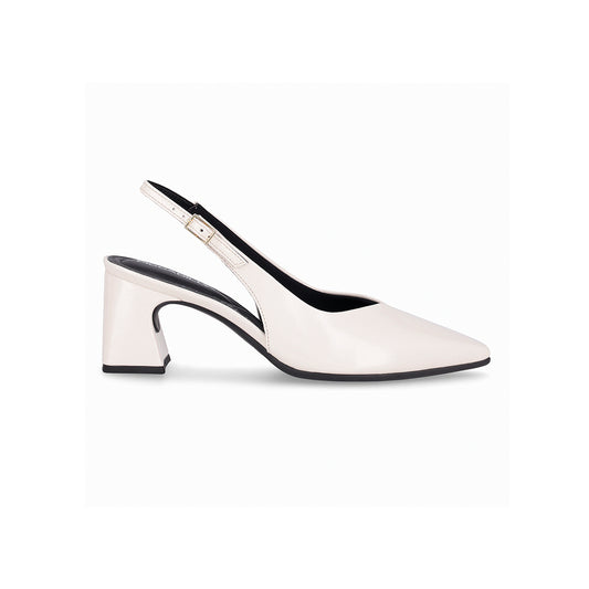 Zapatilla de tacón medio con correa ajustable para mujer – Irene