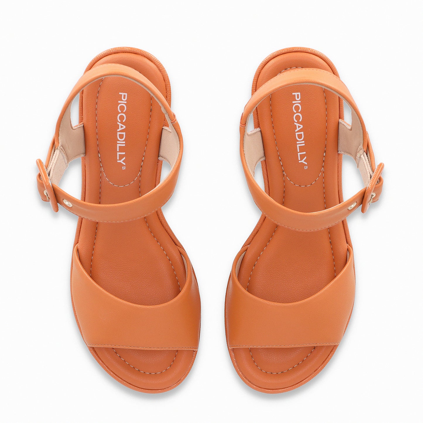 Sandalias tacón grueso con correa ajustable al tobillo - Marcia