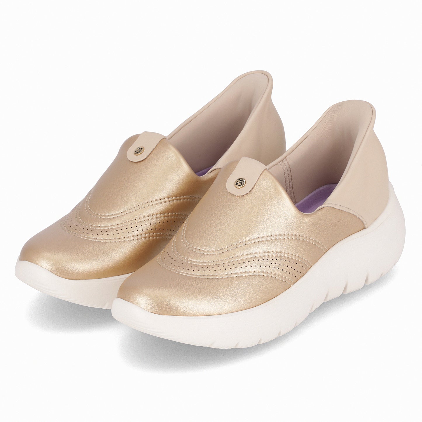 Tenis casual moderno con costuras - Slip fit