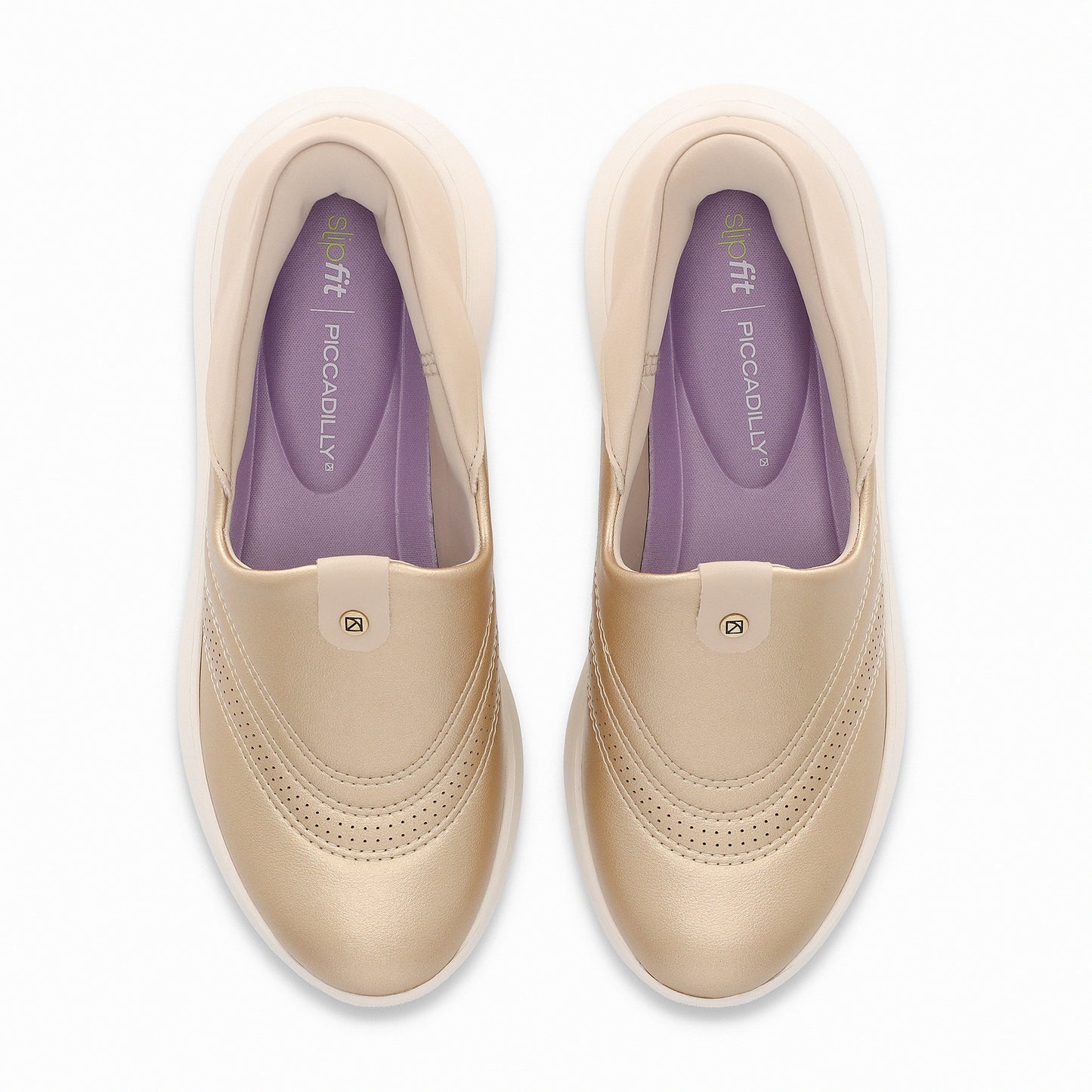 Tenis casual moderno con costuras - Slip fit