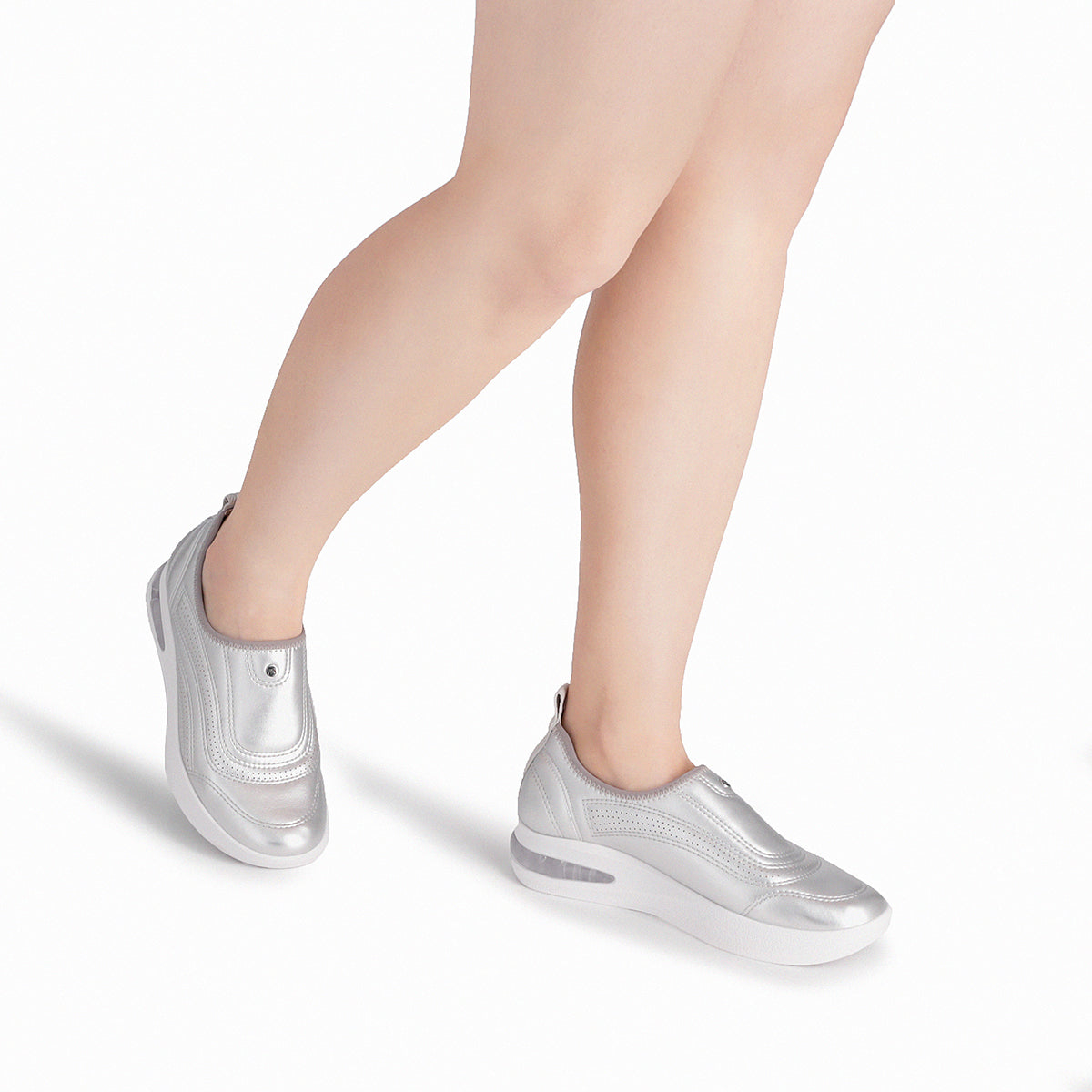 Tenis casual metálico moderno - Soft Step