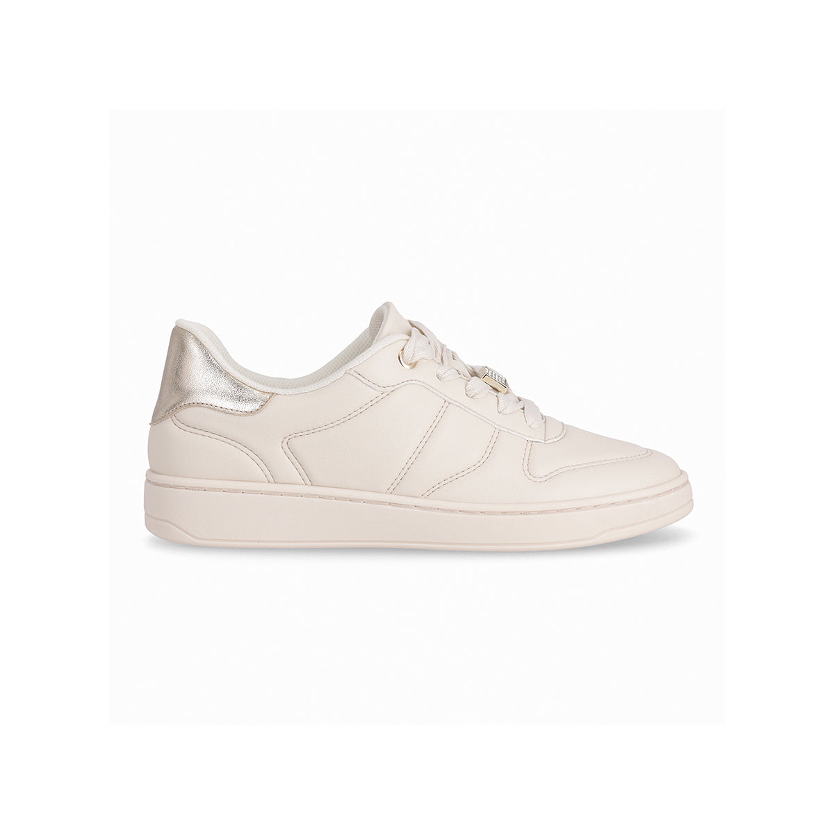 Tenis casuales con detalles de costuras y eslabón en cordones – Beta