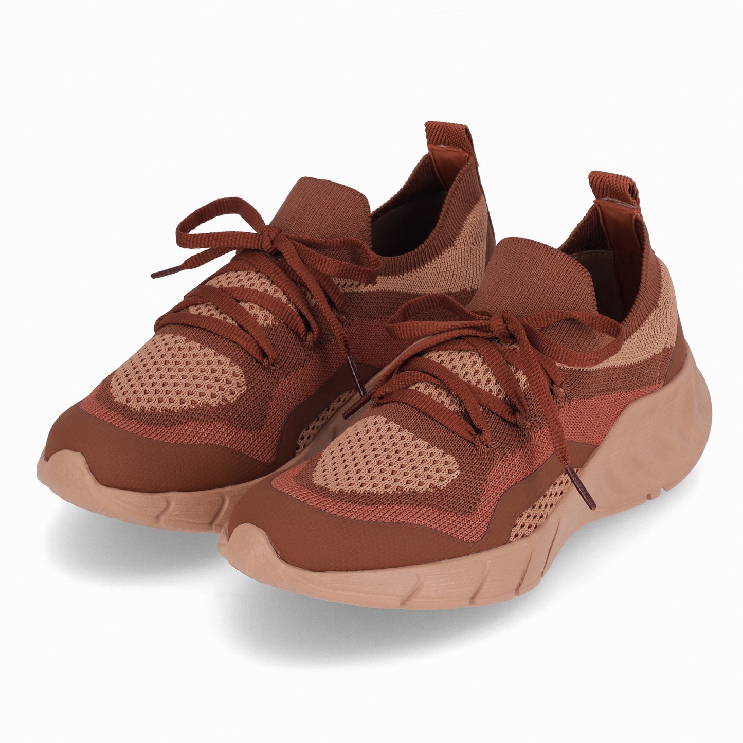 Tenis de tela elástica con agujetas para mujer - MOVE