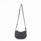 Bolsa crossbody suave con correa ancha