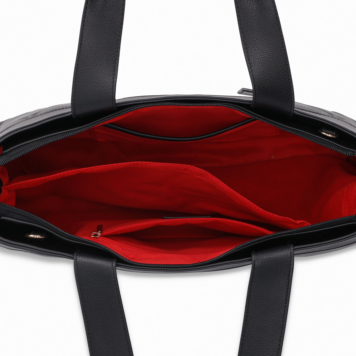 Bolsa satchel acolchada elegante