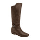 bota para mujer a la rodilla de tacón corrido. bota para mujer. bota alta para invierno. botas a la rodilla