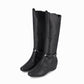 bota para mujer a la rodilla de tacón corrido. bota para mujer. bota alta para invierno. botas a la rodilla