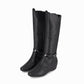 bota para mujer a la rodilla de tacón corrido. bota para mujer. bota alta para invierno. botas a la rodilla