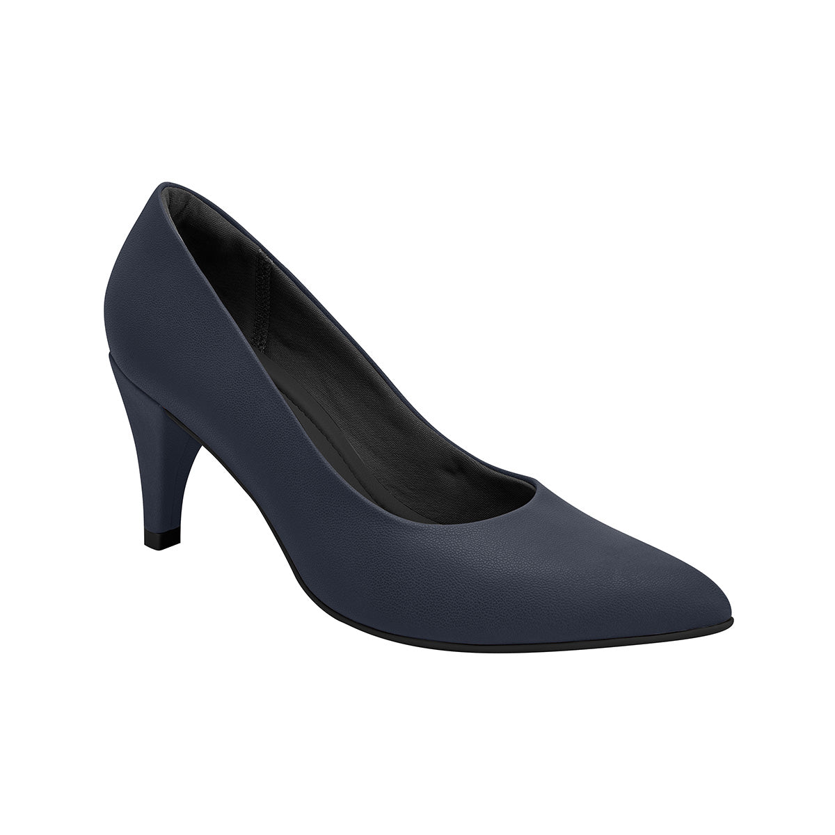 Zapatillas tipo Stiletto azul marino diseño clásico y elegante ideales para ocasiones formales para mujer