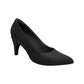 Zapatillas tipo Stiletto negro mate diseño clásico y elegante ideales para ocasiones formales para mujer